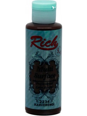 Rich Multi Surface 120 cc Kahverengi 2234 Akrilik Boya