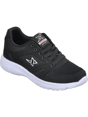 X-Step 020 Siyah-Beyaz Unisex Spor Ayakkabı