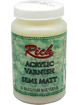 Rich Yarı Mat Vernik Su Bazlı 250 cc