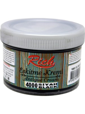 Rich Antique Cream Siyah 160 cc Eskitme Kremi 4000