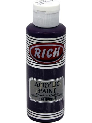 Rich Akrilik Boya 120 cc Mürdüm 170
