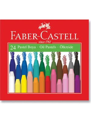 Faber-Castell Pastel Boya 24'lü Renkli Kalemler