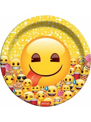 My Party Store Karton Tabak Emoji Dünyası 8'li Bp