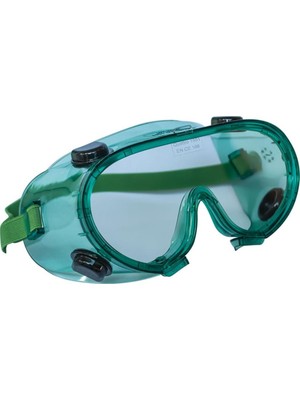 Sembol Şeffaf Koruyucu Gözlük Ventilli Ce Belgeli Buğulanmaz