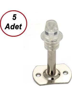 Dirim Kapı Tamponu Vidalı Kapı Kolu Stoperi 8 cm Dayanıklı Malzeme ile 5 Adet