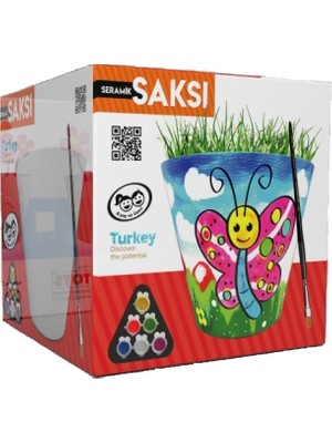 Kumtoys Seramik Saksı