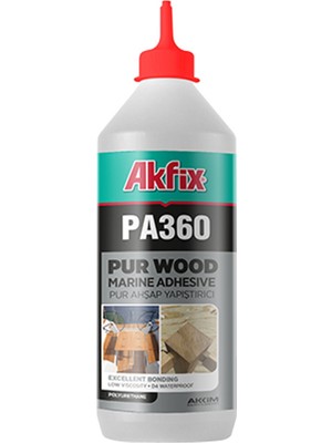 Akfix PA360 PU Ahşap Tutkalı 750 ml Düşük Viskoziteye Sahip Suya Dayanıklı Yapıştırıcı