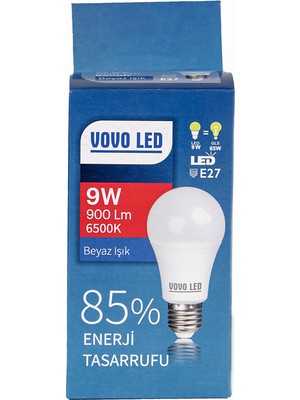 Vovo LED Ampul 9W 10'lu