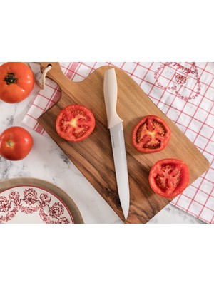 Madame Coco Nancy Doğrama Bıçağı - Soft Bej