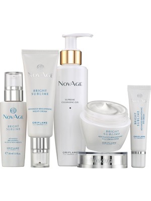 Oriflame Novage Bright Sublime  Cilt Bakım Seti 5 Adet