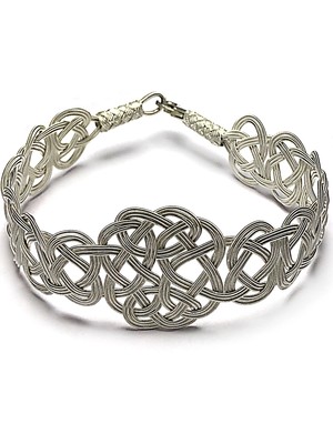 Midyat Nurtaş Gümüş 1000 Ayar Kazaziye Unisex Gümüş Bileklik