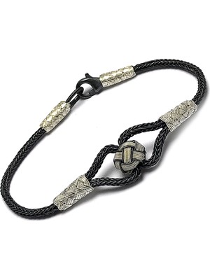 Midyat Nurtaş Gümüş 1000 Ayar Kazaziye Unisex Gümüş Bileklik