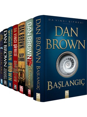 Başlangıç - Cehennem - Kayıp Sembol - Da Vinci Şifresi - Melekler ve Şeytanlar - İhanet Noktası - Dijital Kale - 7 Kitap - Dan Brown