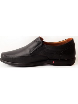 Pabucmarketi Comfort Siyah Erkek Deri Şeker Ayakkabısı