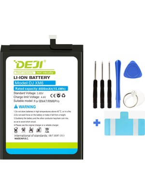 Deji Xiaomi Redmi 6 Pro Batarya Mucize Batarya / Bn47