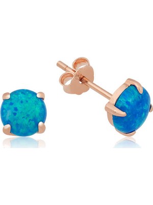 Gumush Gümüş Opal Taş Küpe