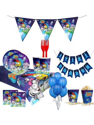 Kikajoy Kral Şakir Uzayda Parti Seti 8 Kişilik Tamamı