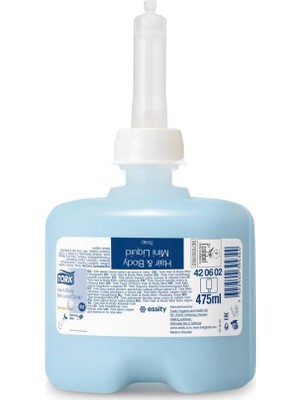 Tork 420602 Saç ve Vucut Için Mini Sıvı Sabun 475 ml Koli Içi 8 Adet
