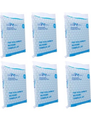 Irmak Şampuanlı Hasta Vücut Yıkama Temizleme Lifi 20LI 6 Paket
