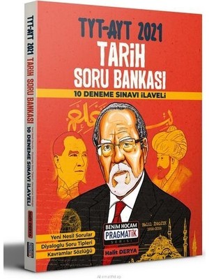 Benim Hocam Yayınları 2021 TYT-AYT Tarih Soru Bankası Pragmatik Serisi - Halit Derya