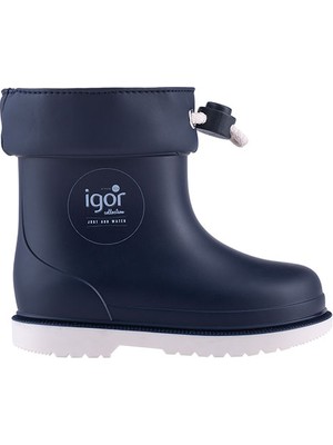 Igor W10225 Bimbi Nautico Erkek/Kız Çocuk Su Geçirmez Yağmur Kar Çizmesi Lacivert