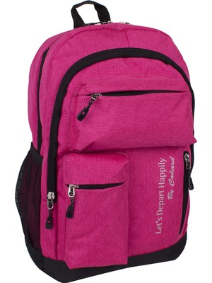 Bagacar 20101 Unisex Günlük ve Okul Sırt Çantası Pembe