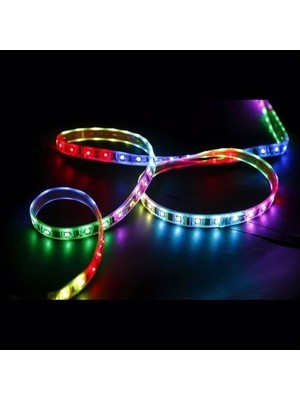 Rgb  İç ve Dış Mekan Kumandalı  Şerit Led + 2 Amper Trafo ( 5 Metre)