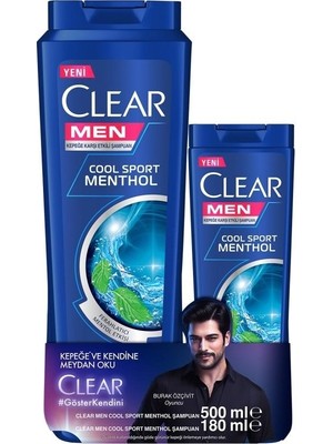 Clear Men Sampuan Cool Sport 600 ml+180 ml