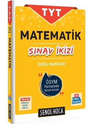 Şenol Hoca Yayınları TYT Matematik Sınav İkizi Soru Bankası