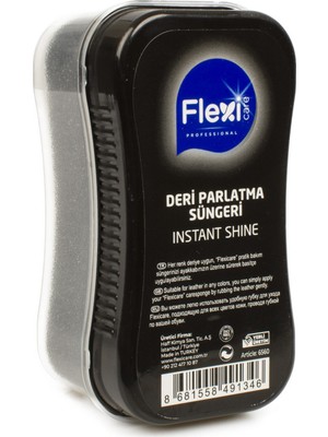 Flexi Care 3 Adet Deri Parlatici Sünger Renksiz Bakım Malzemeleri