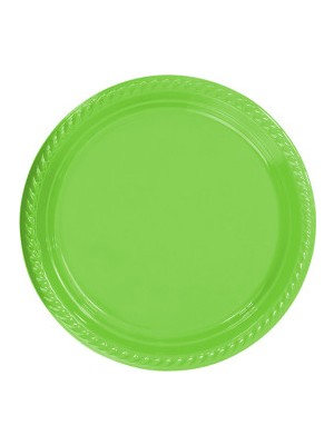 Newoto Tabak Plastik Yuvarlak 22 cm Yeşil Pk:25