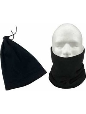 Istikamet Siyah Polar Boyunluk