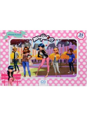 Ca Games Miraculous Uğur Böceği 35 Parça Frame Puzzle S2