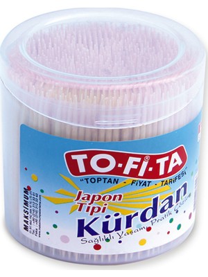 To-Fi-Ta Japon Tipi Kürdan 800'lü Ekonomik Paket Mutfak Kullanımı İçin Kaliteli