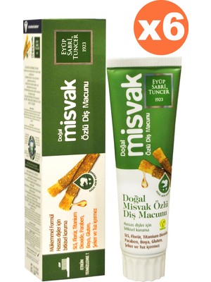 Eyüp Sabri Tuncer Misvak Özlü Diş Macunu 75 ml x 6 Adet