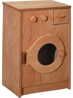 Ens Kids Montessori Ahşap Çamaşır Makinası