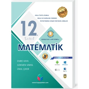 KÜP YAYINLARI - 12. SINIF MATEMATİK - 1