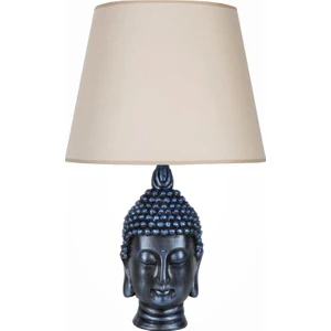 Qdec Modern Dizayn Büyük Buda Abajur Cobalt Bej