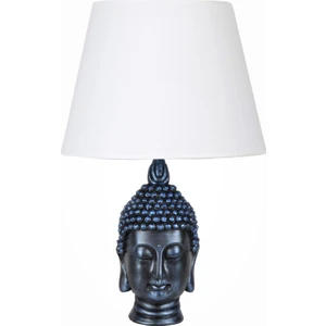 Qdec Modern Dizayn Büyük Buda Abajur Cobalt Beyaz