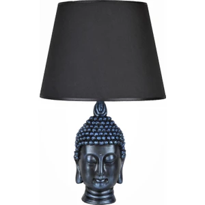 Qdec Modern Dizayn Büyük Buda Abajur Cobalt Siyah