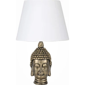 Qdec Modern Dizayn Büyük Buda Abajur Gold Beyaz