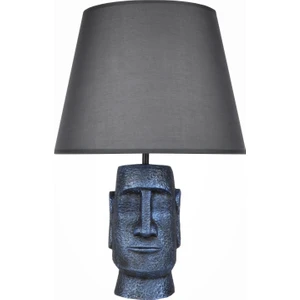 Qdec Modern Dizayn Moai Abajur Cobalt Gri