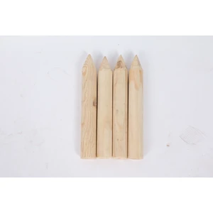 10'lu Ahşap (Çam )Bağ Kazığı / Bahçe Herek / Çit Direği 33 cm Uzunluk 3 cm Çap