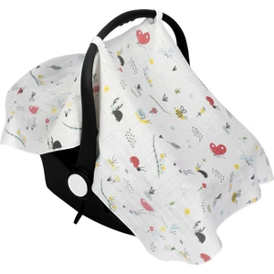 Sevi Bebe Müslin Anakucağı Örtüsü Sevimli Böcekler