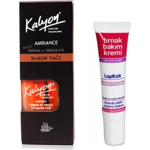 Tırnak ve Tırnak Eti Bakım Yağı 11 ml + Lapitak Tırnak Bakım Kremi 15 ml