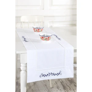 Ödel Home Buldan Keteni İşlemeli  Dantelli Runner