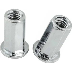 M6 Altı Köşe Geniş Kafa Somun Perçin 100 Adet