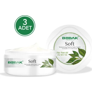 Çay Ağacı Yağı Soft Nemlendirici Bakım Kremi 300 ml 3 Adet