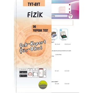 Pano Tyt-Ayt Fizik Yaprak Testleri (56 Adet) Çek Kopart