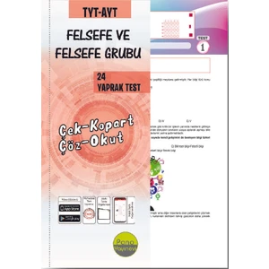 Pano Tyt-Ayt Felsefe ve Felsefe Grubu Yaprak Testleri (24 Adet) Çek Kopart
